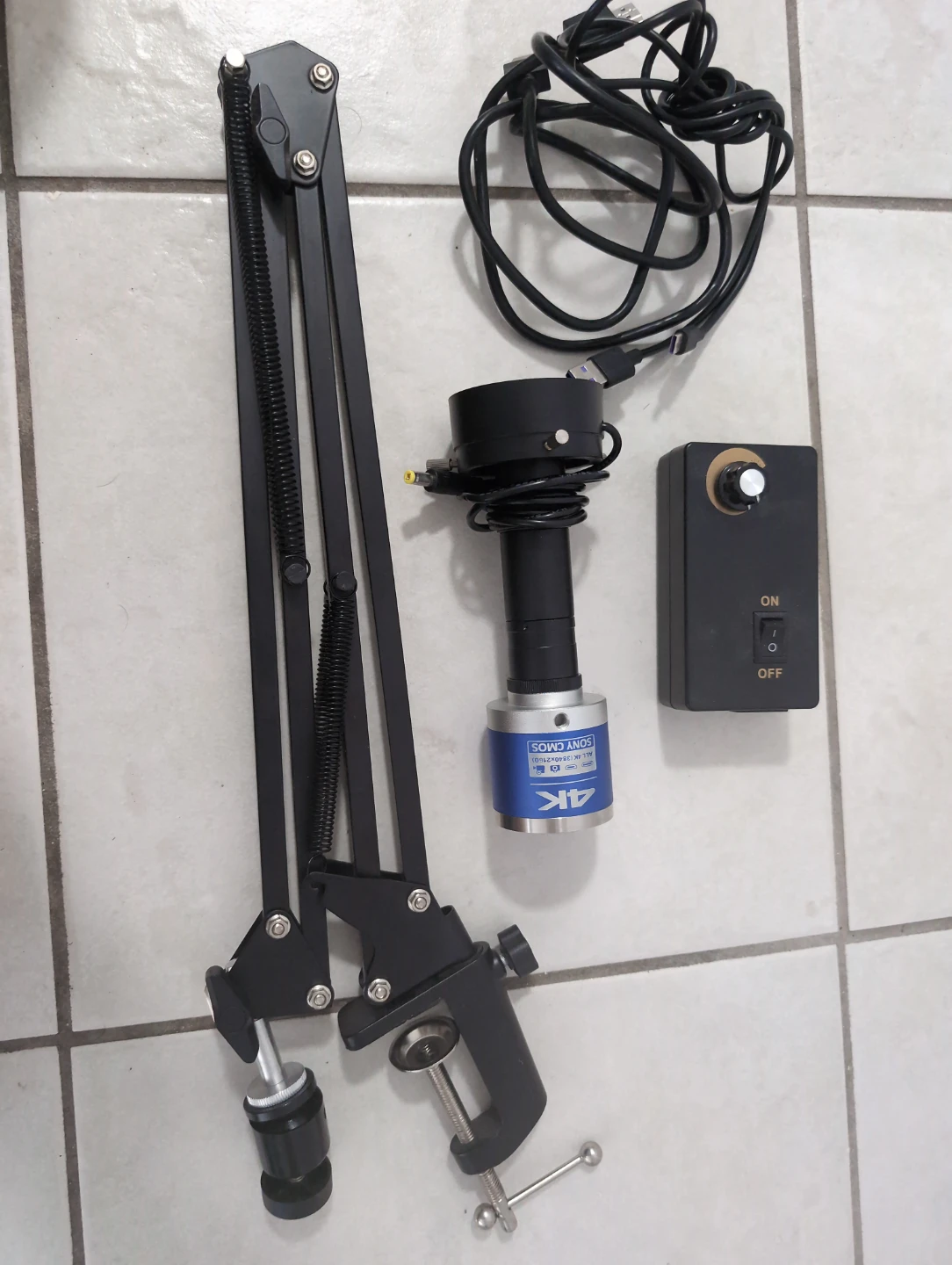 4K Digital Microscope Camera with Stand