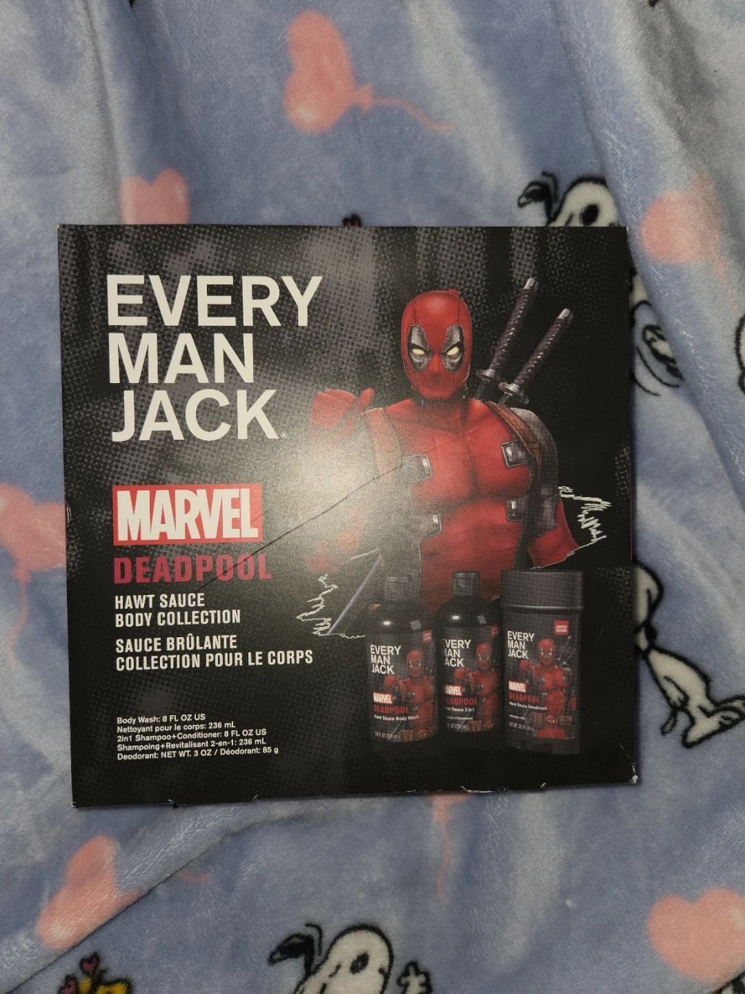 Every Man Jack Deadpool Body wash Collection