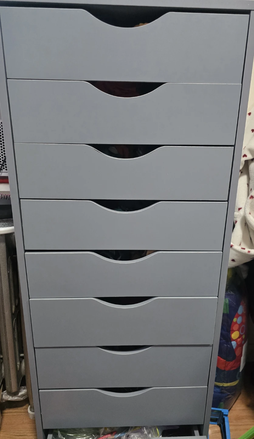 IKEA Alex Drawer Unit with 9 Drawers - Gray - photo 2