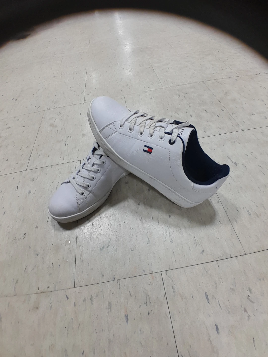 Tommy Hilfiger White Sneakers Solid Men's Size 9 - photo 5