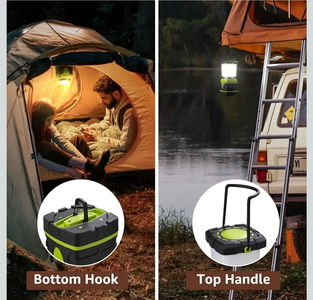Lepro 1500LM LED Camping Lantern - Light Green - photo 5