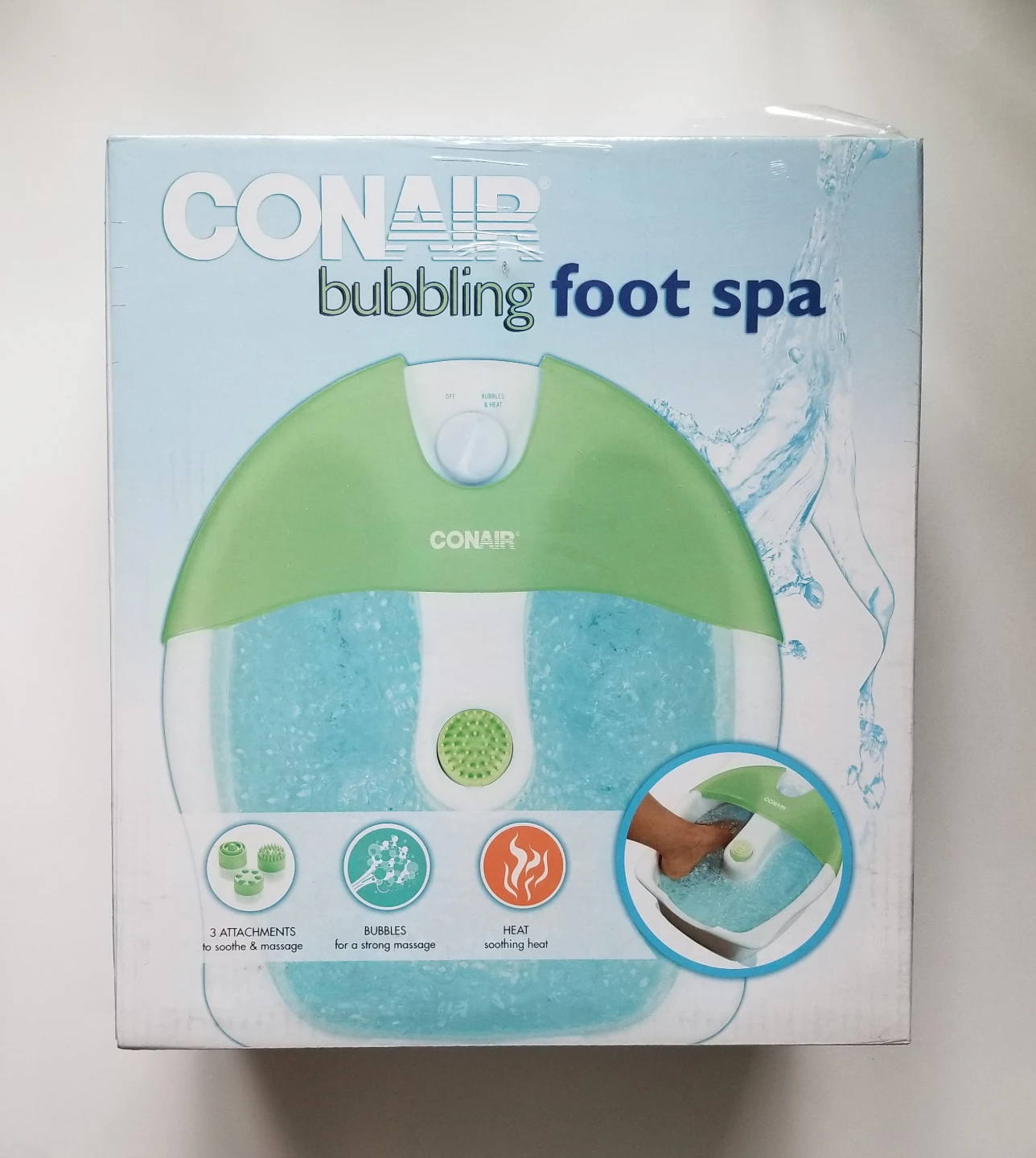 NEW Conair Bubbling Foot Spa 🧡