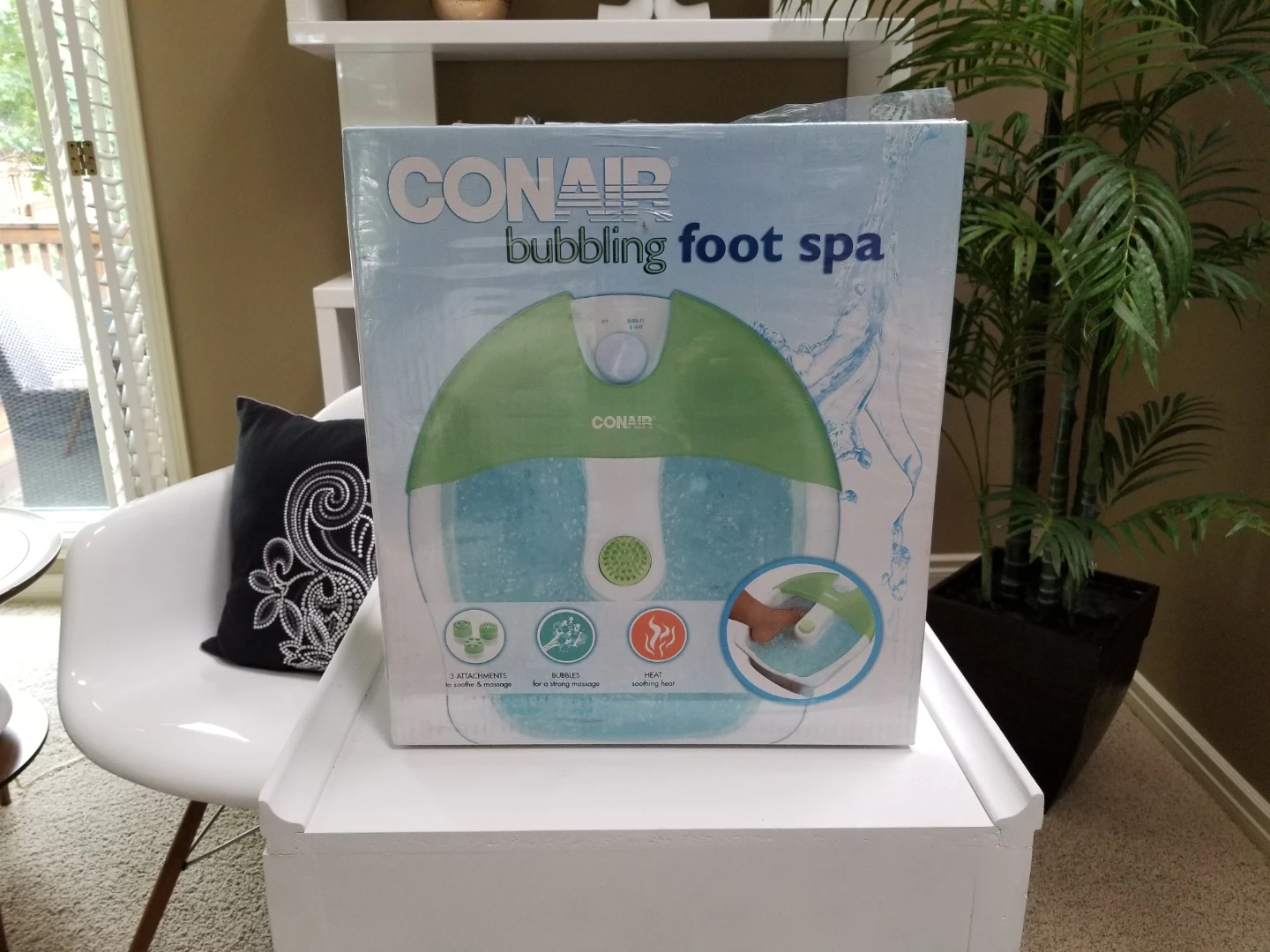 NEW Conair Bubbling Foot Spa 🧡 - photo 2