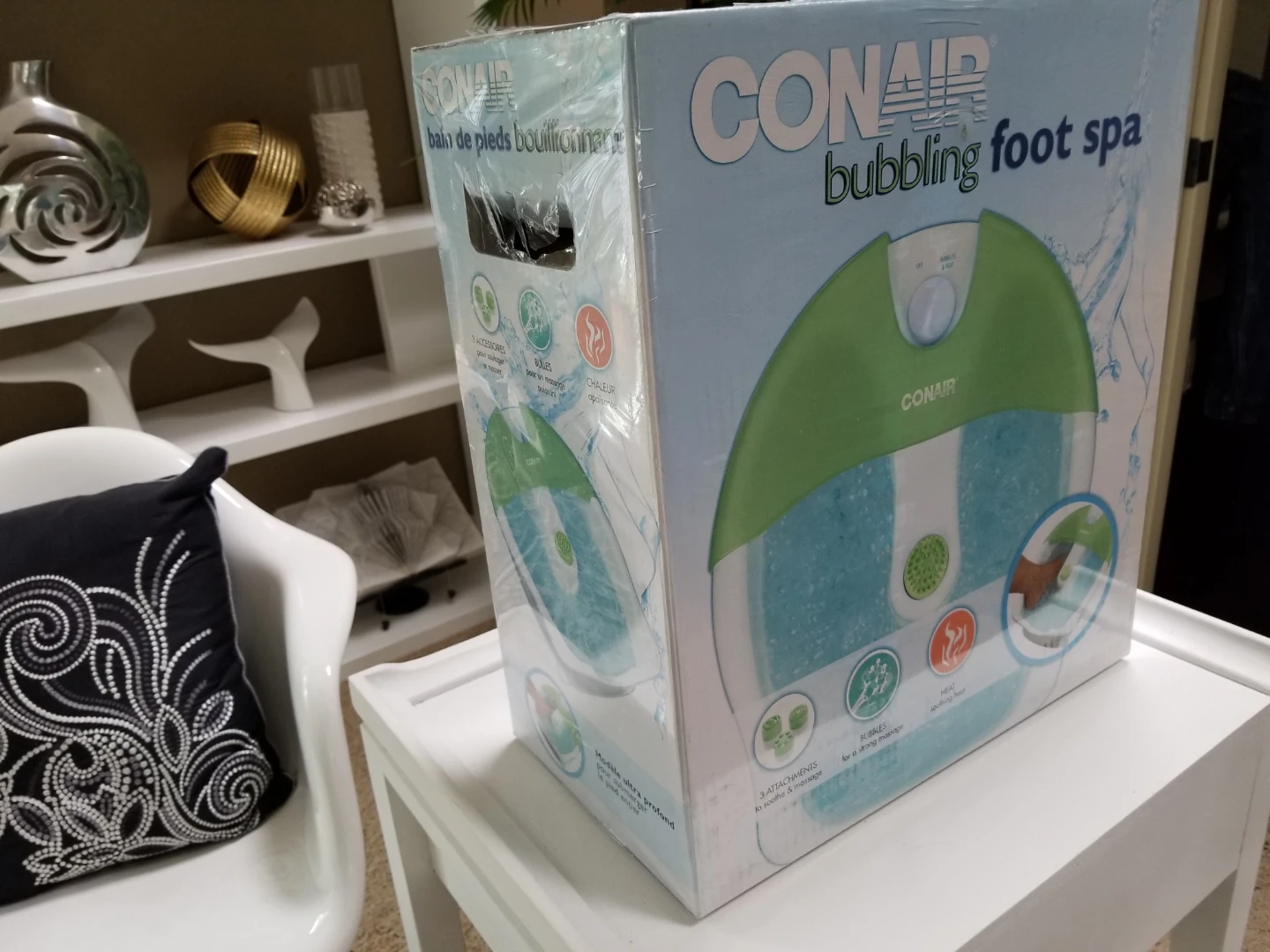 NEW Conair Bubbling Foot Spa 🧡 - photo 3