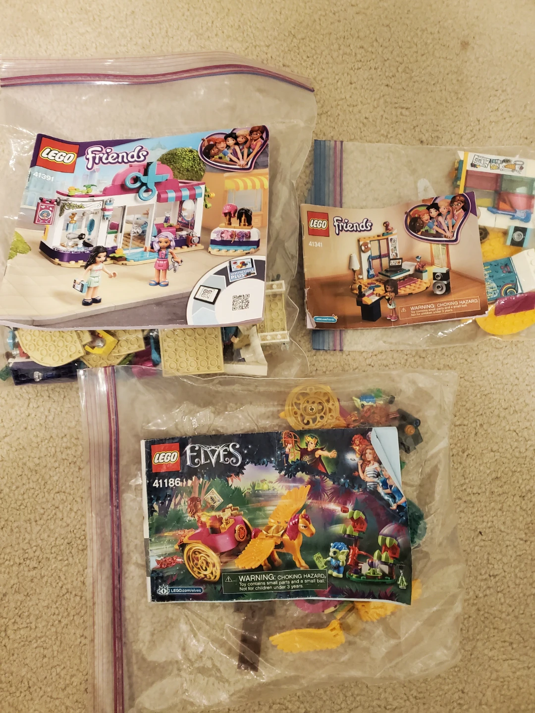 LEGO Friends & Elves Building Sets Bundle