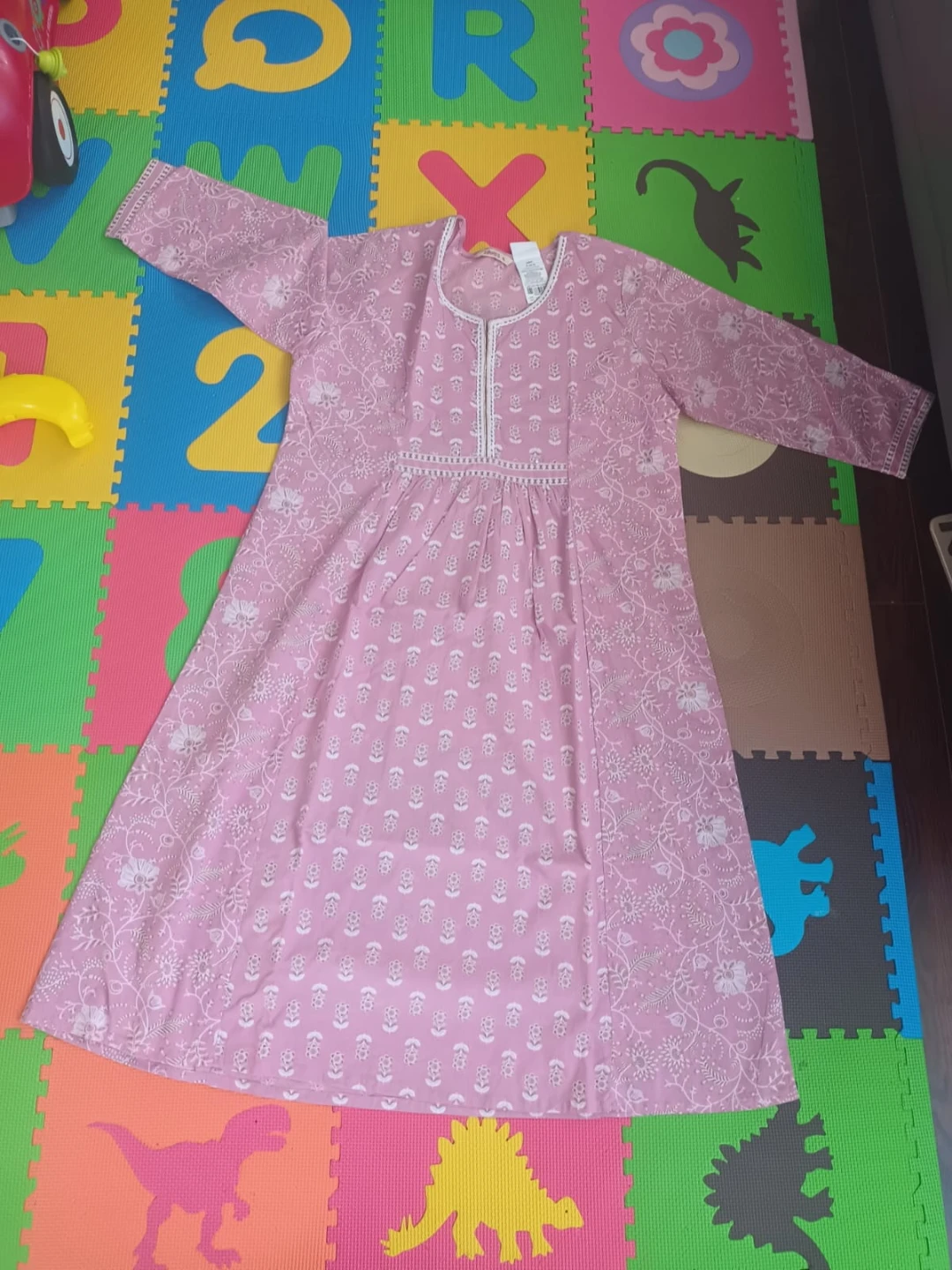 Set of 2 Women's Kurtis - Yellow and Pink - photo 4
