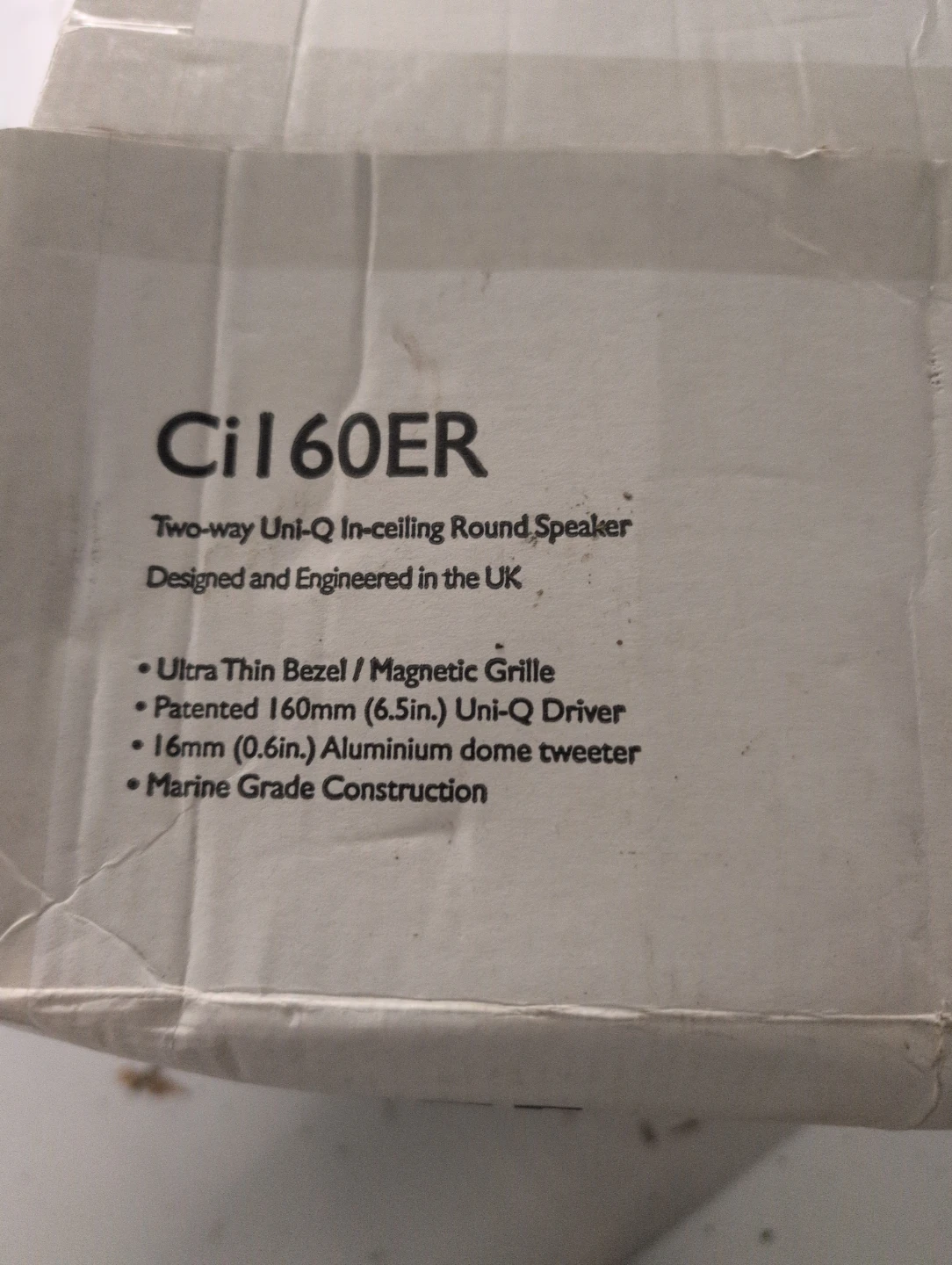 KEF Ci160ER In-ceiling Round Speaker (New) - photo 2