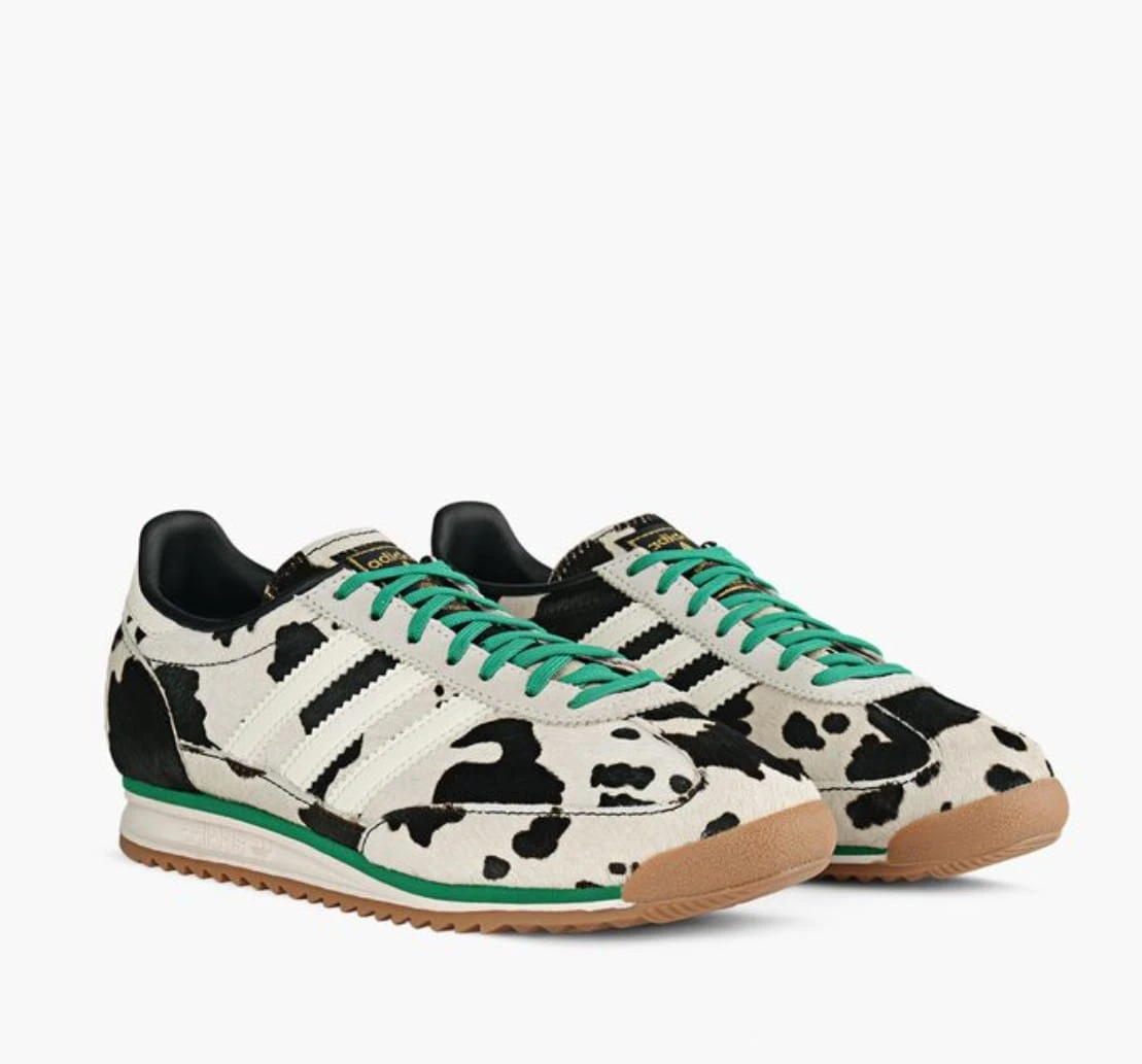 New! Adidas SL 72 Shoes, Cow Print - 9