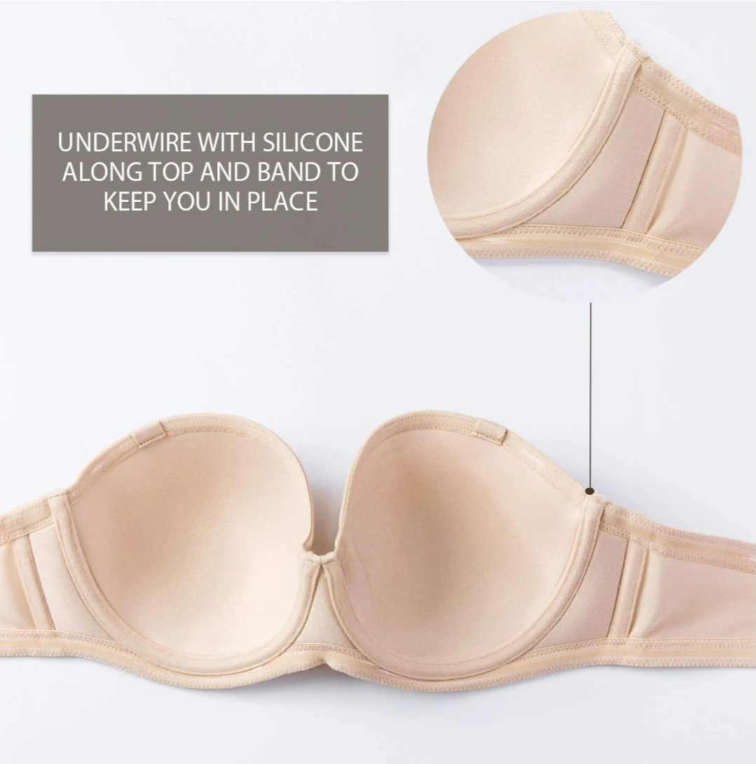 Strapless Bra - Full Coverage, 38D - photo 3