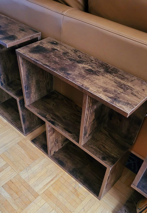 Rustic Brown Bookshelf - photo 2