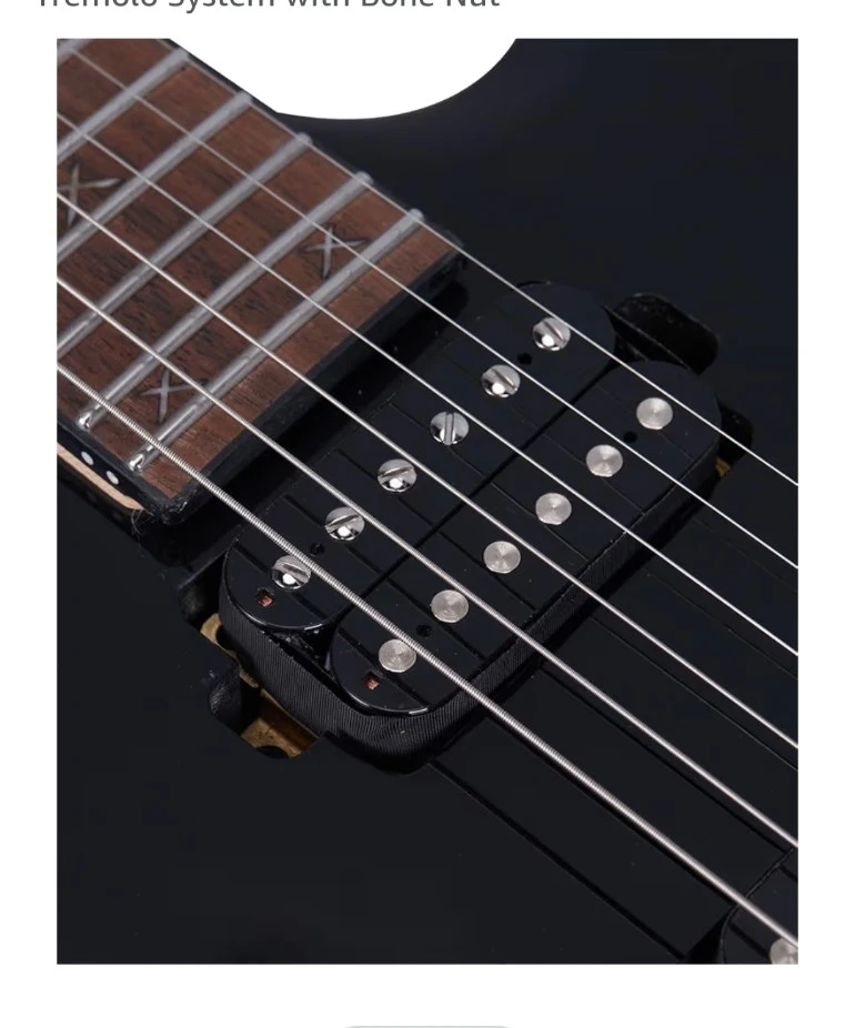 Leo Jaymz Electric Guitar - Black - photo 5