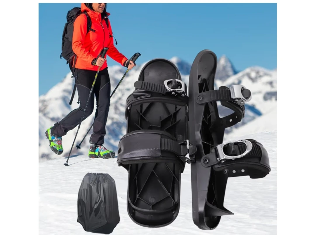 Mini Ski Skates - Adjustable Bindings