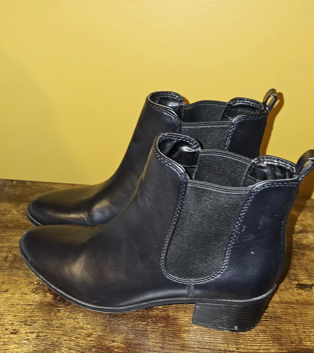 Black Ankle Boots, Size 8 - photo 3
