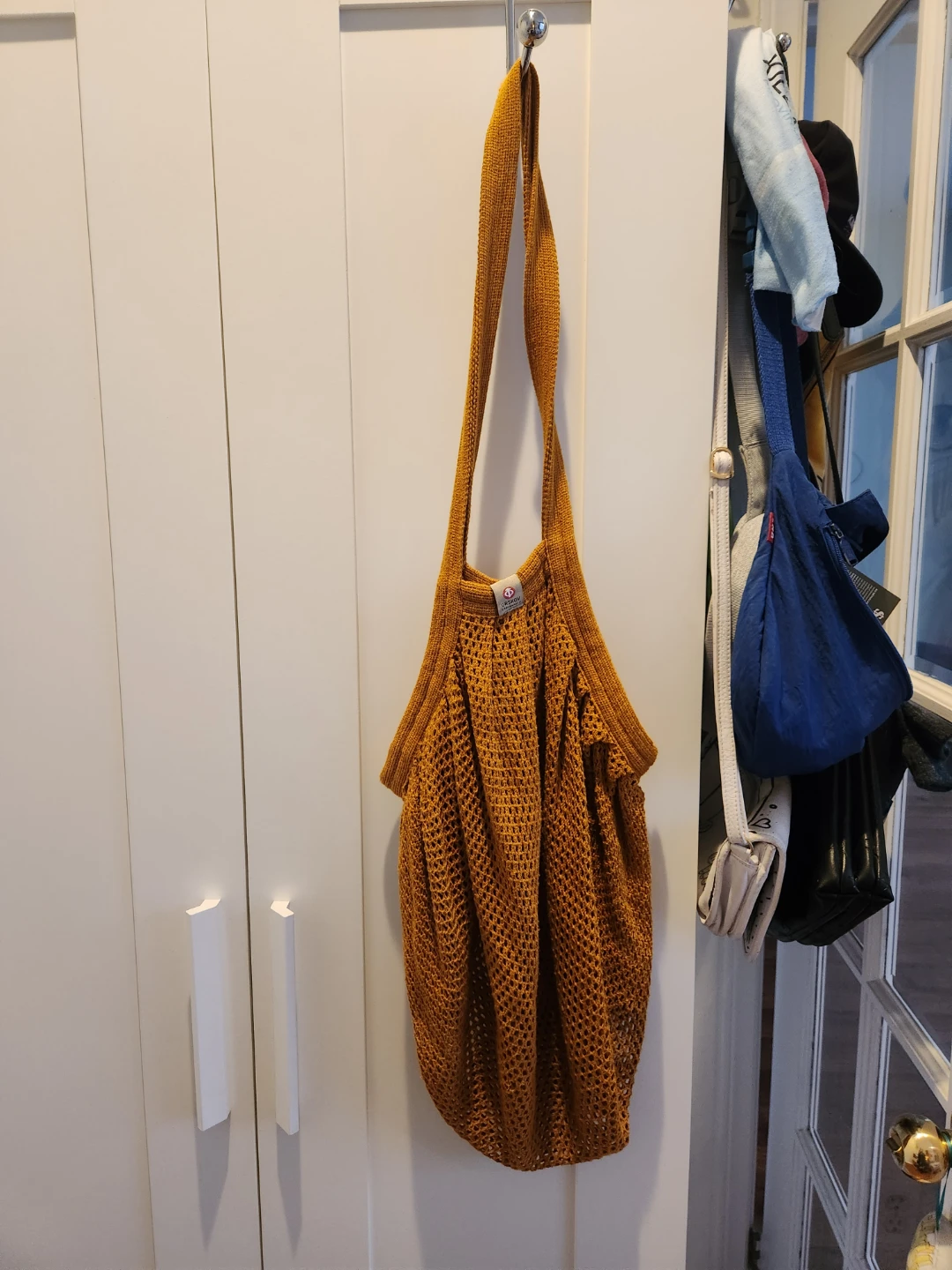 Organic Cotton String Bag - Mustard Yellow