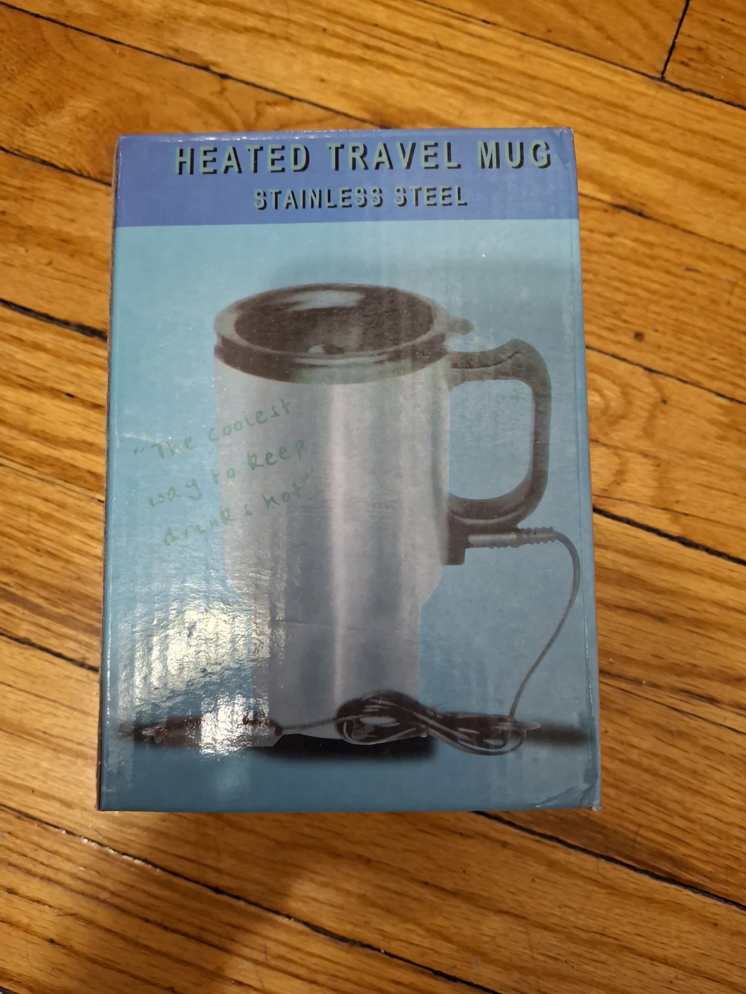 Heated Stainless Steel car Travel Mug