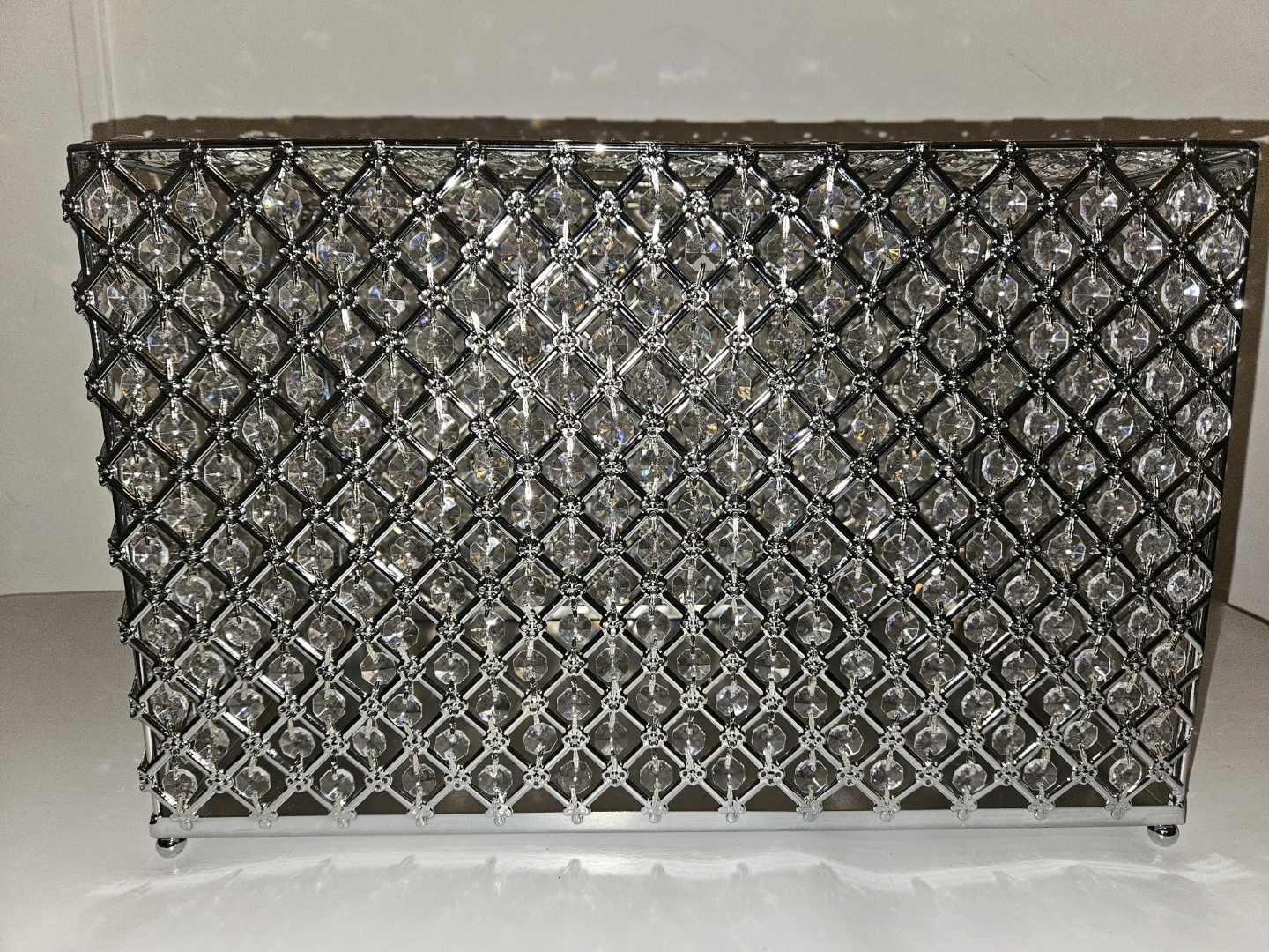 Silver crystal Moneybox