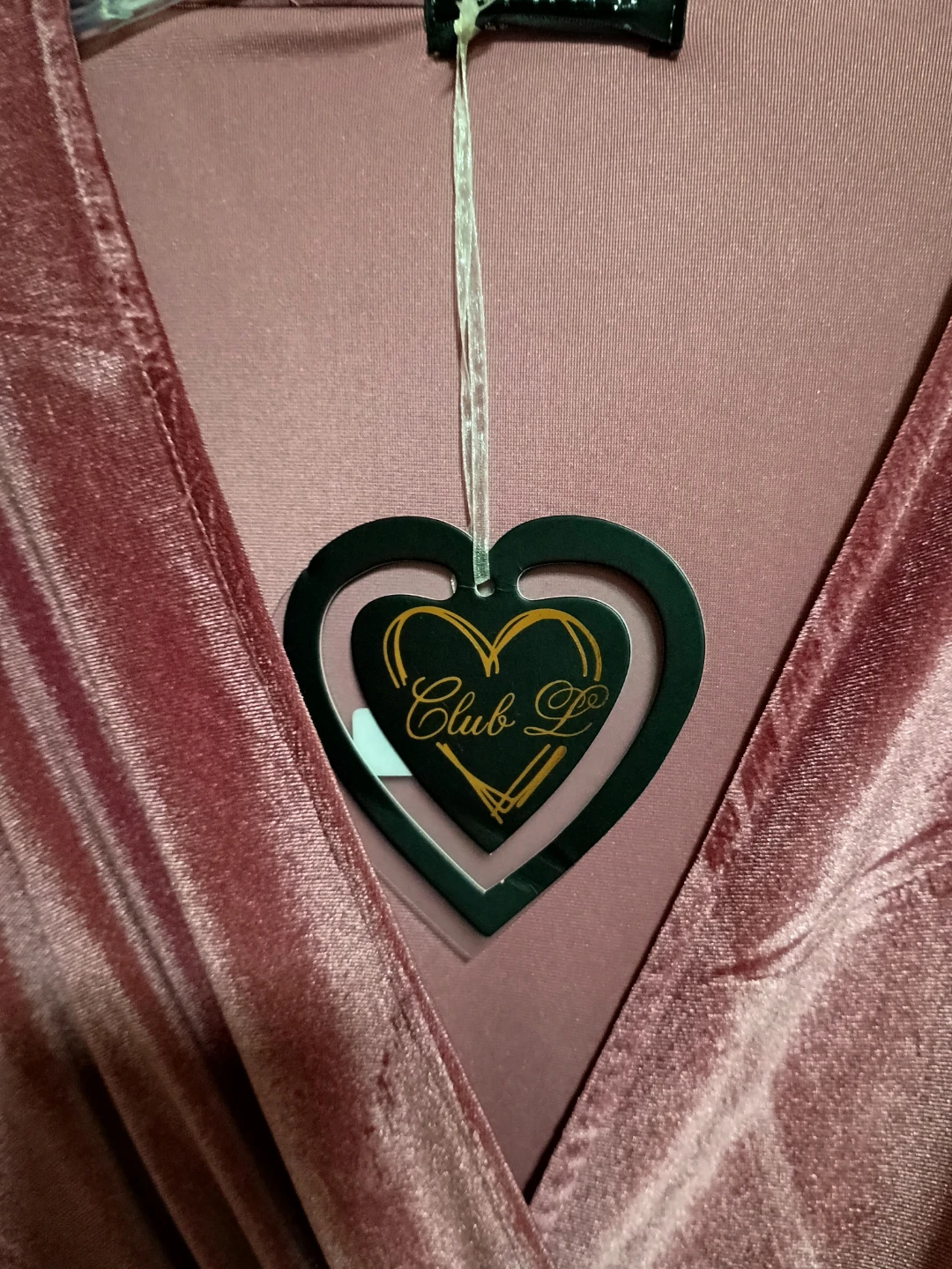 Club L Velvet Mini Dress - Pink - photo 3