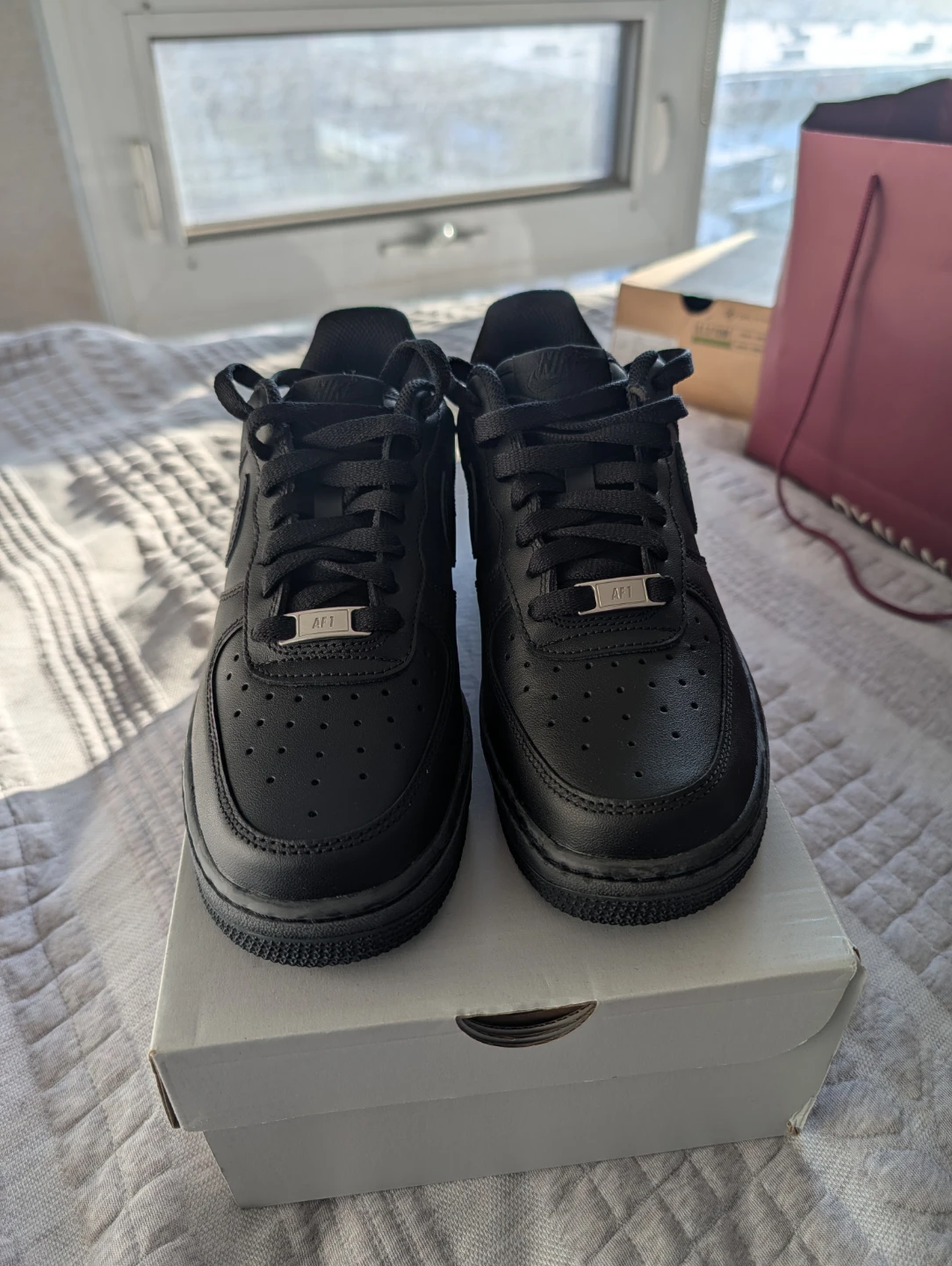Women's black air forces - brand new
