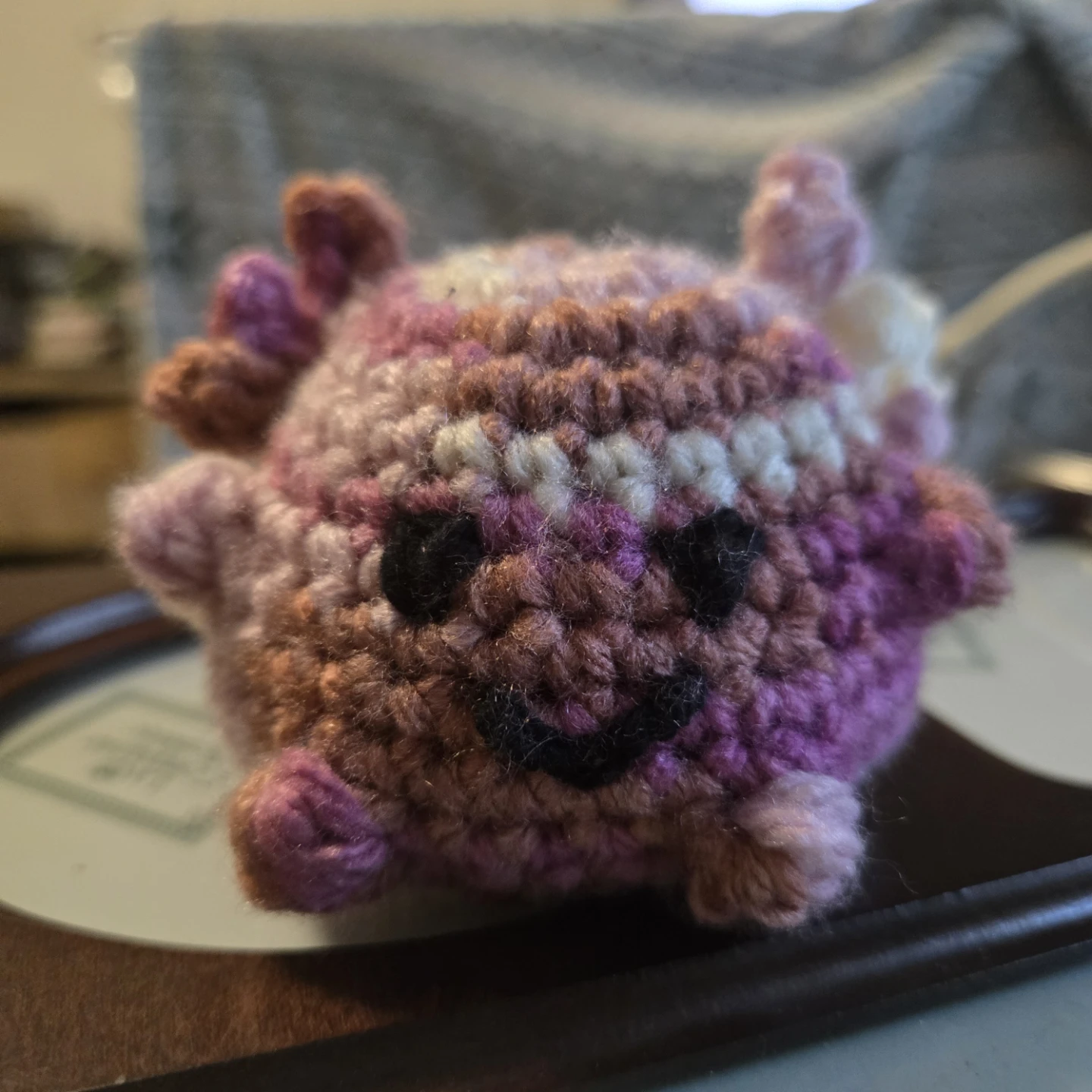 Hand-Crocheted Axolotl Amigurumi