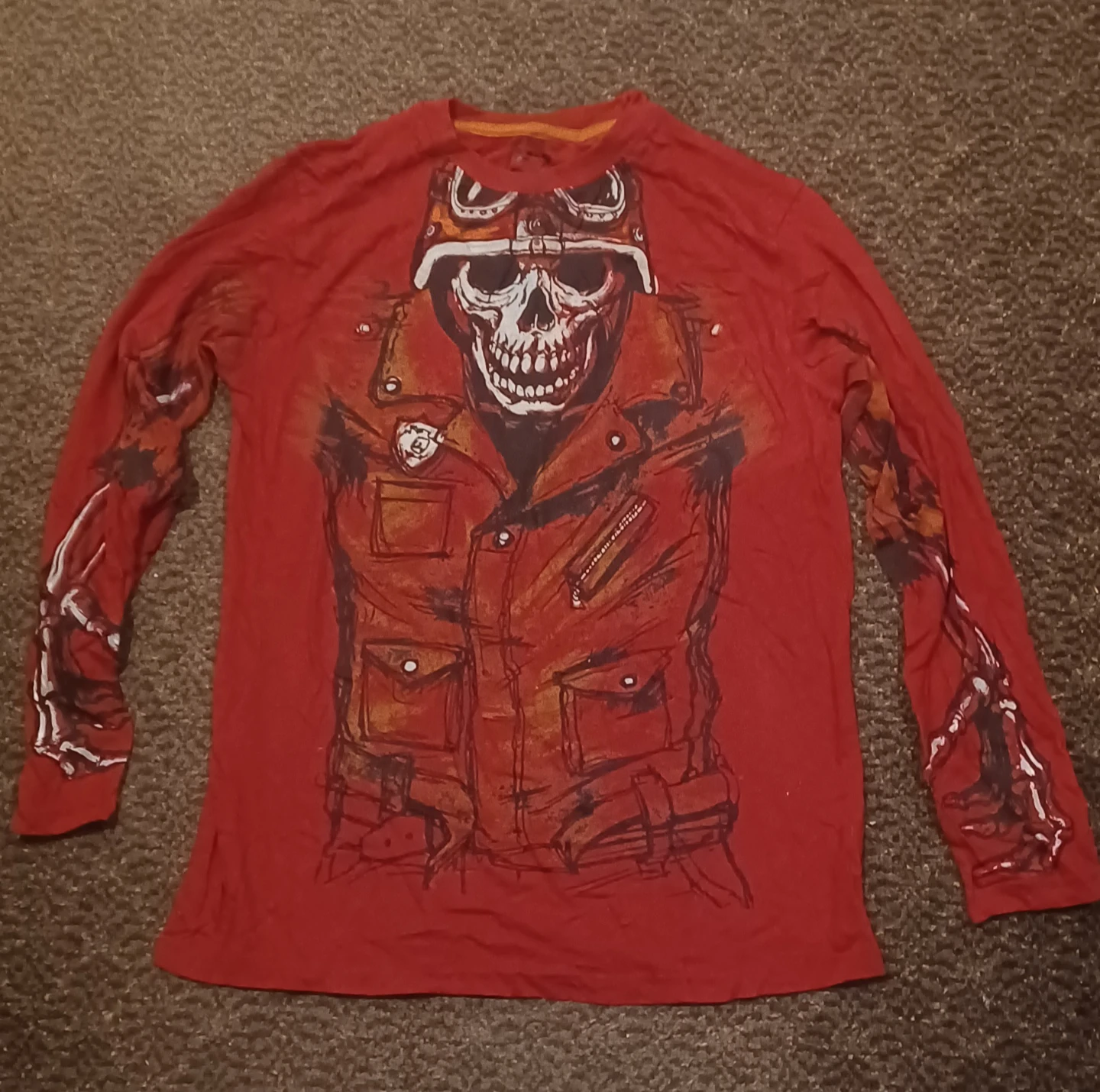 Red Skeleton Shirt