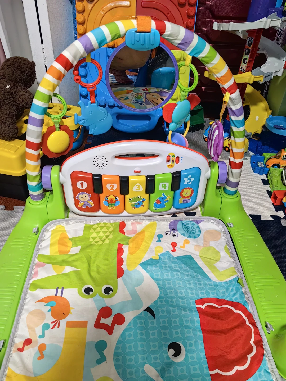 Fisher-Price Deluxe Kick & Play Piano Gym - photo 2