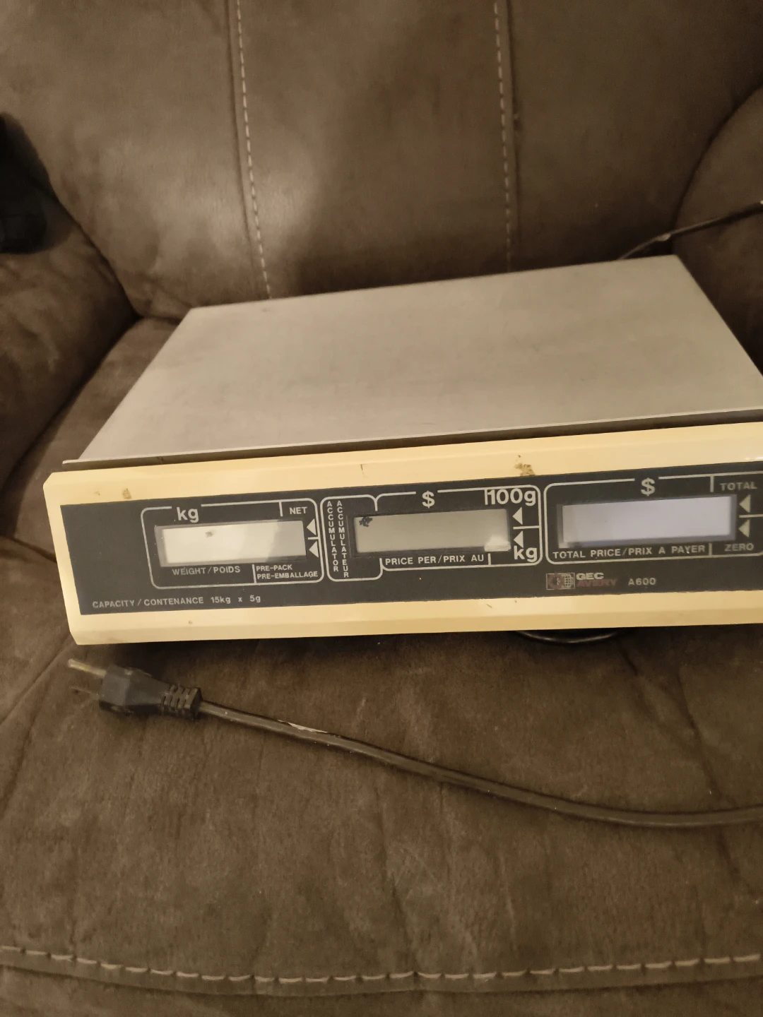 GEC Avery A600 Scale - 15kg Capacity