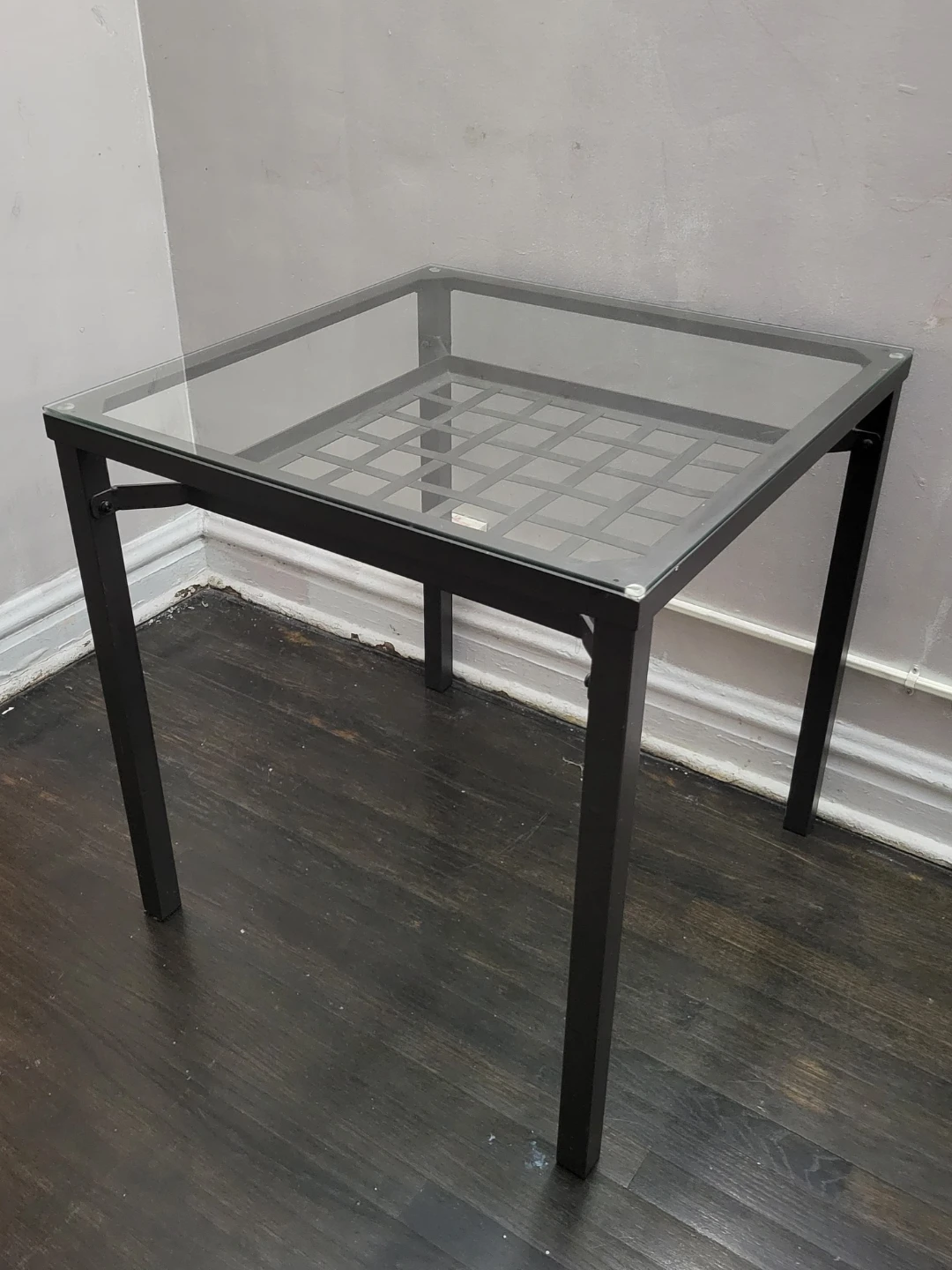 Glass Top Dining Table with Two Woven Chairs - photo 3