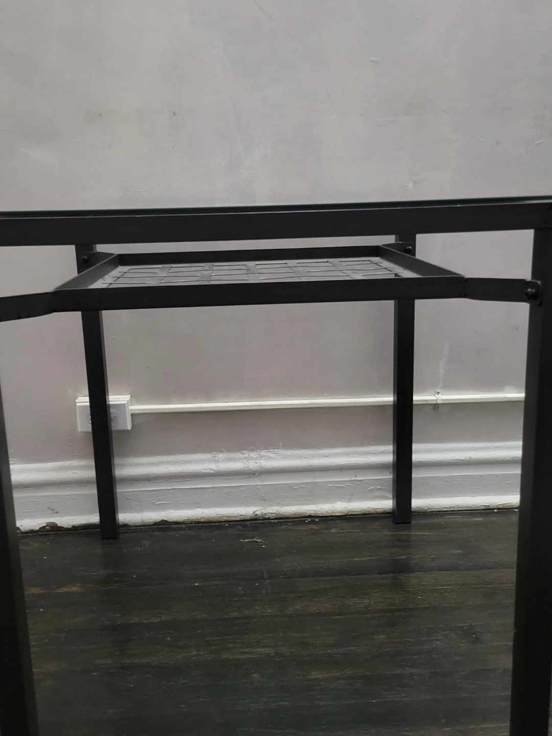 Glass Top Dining Table with Two Woven Chairs - photo 5