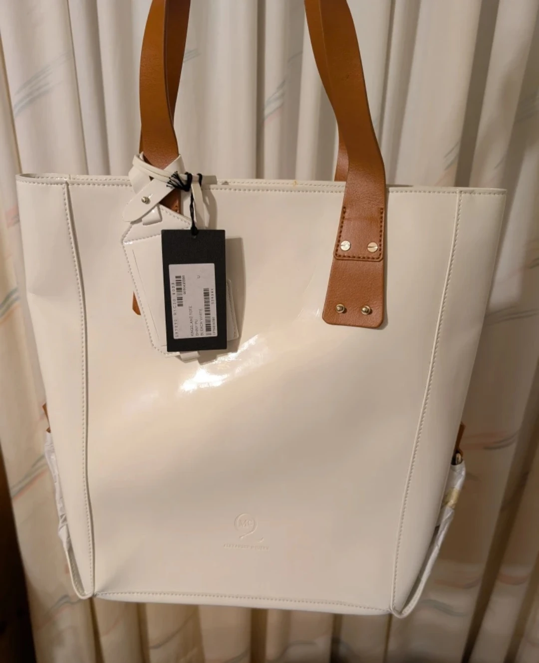 Alexander McQueen Kingsland Tote Bag - Bleach White