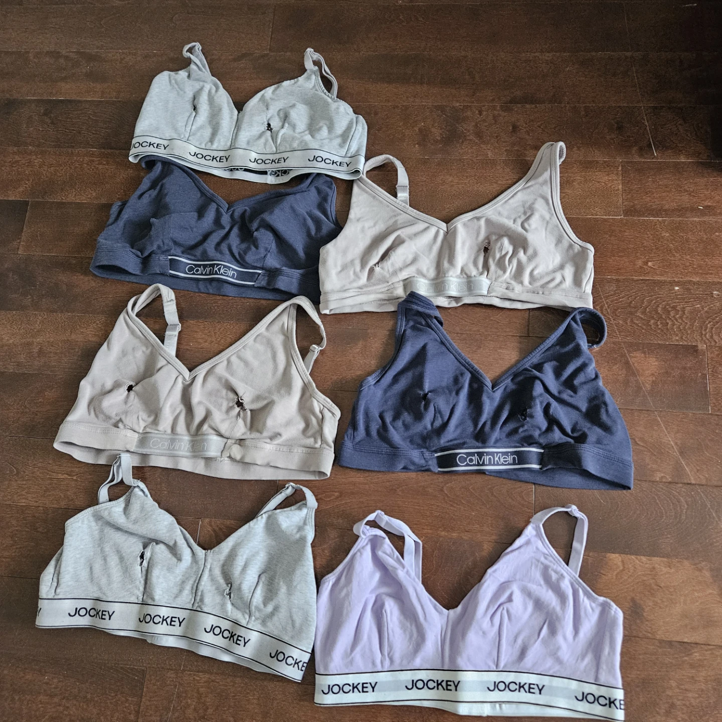 Pumping bra Bundle of Jockey & Calvin Klein Bras