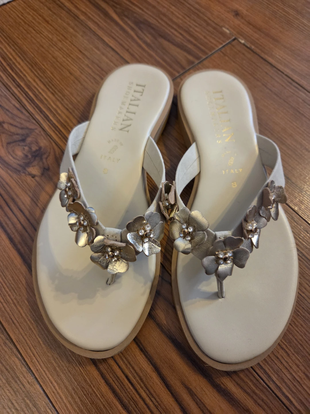 Woman's Floral Italian Shoemaker Sandals