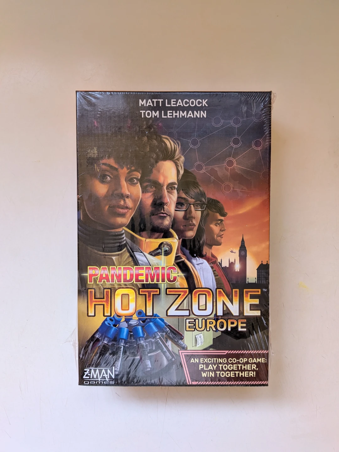 Pandemic Hot Zone Europe Board Game - unopened (Z-Man Games) 🧡