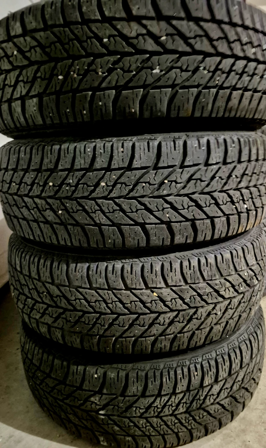 Good Set of 4 Tires PLUS RIMS Size 215 60 R16 M+S *DEAL*