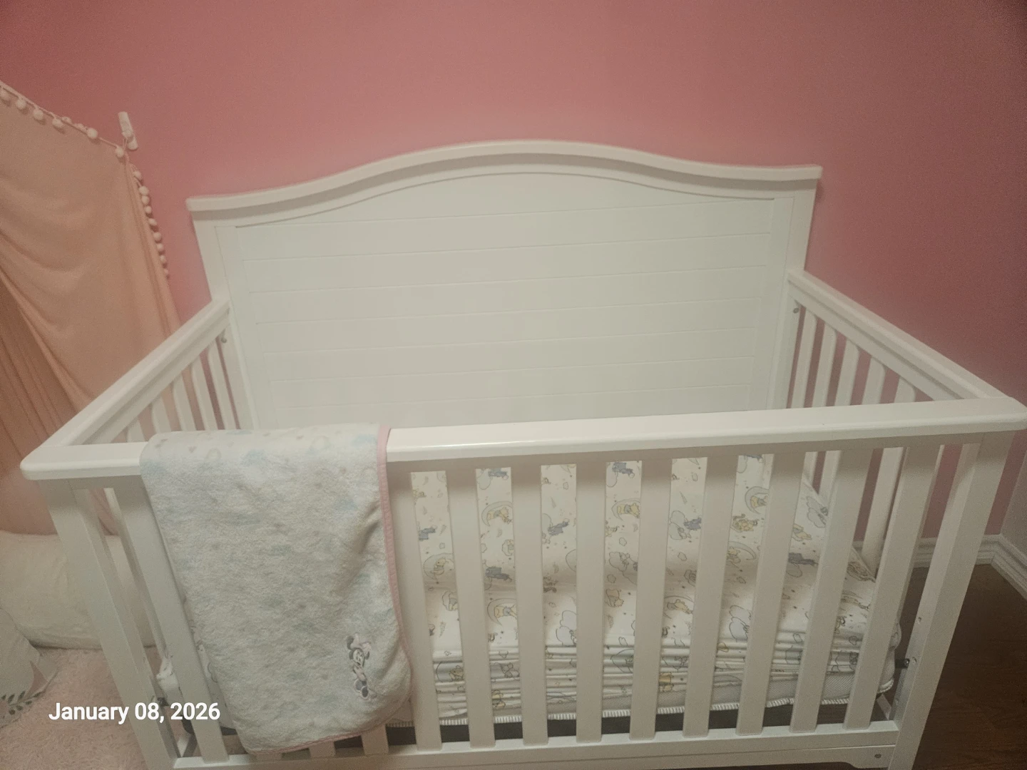 White Baby Crib