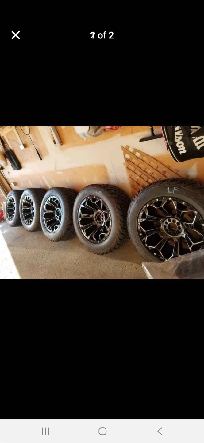 4 XTR A/T Tires on Custom Rims