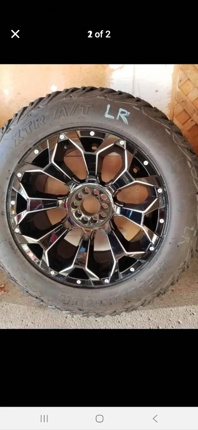 4 XTR A/T Tires on Custom Rims - photo 2
