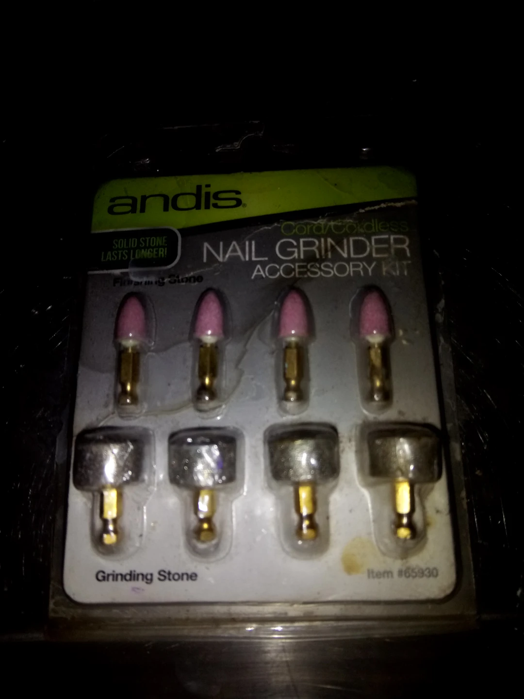 Andis Cord/Cordless Nail Grinder Accessory Kit #65930