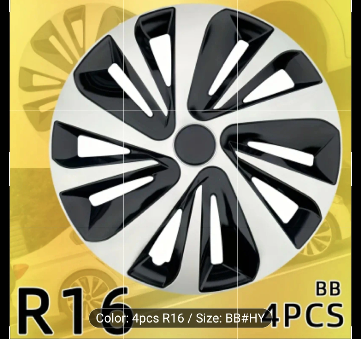 Set of 4 R16 Hubcaps