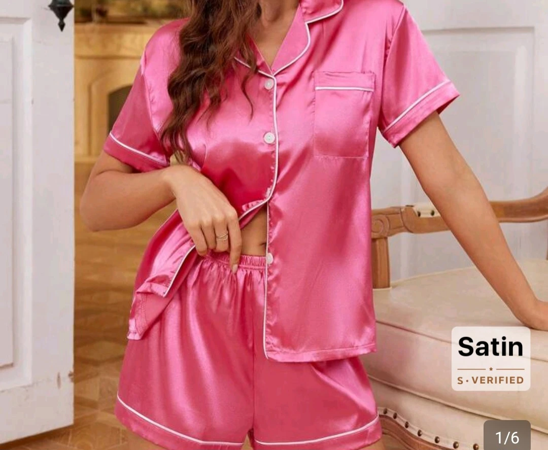 Luxury Satin Pajama Sets – Includes BOTH sets
