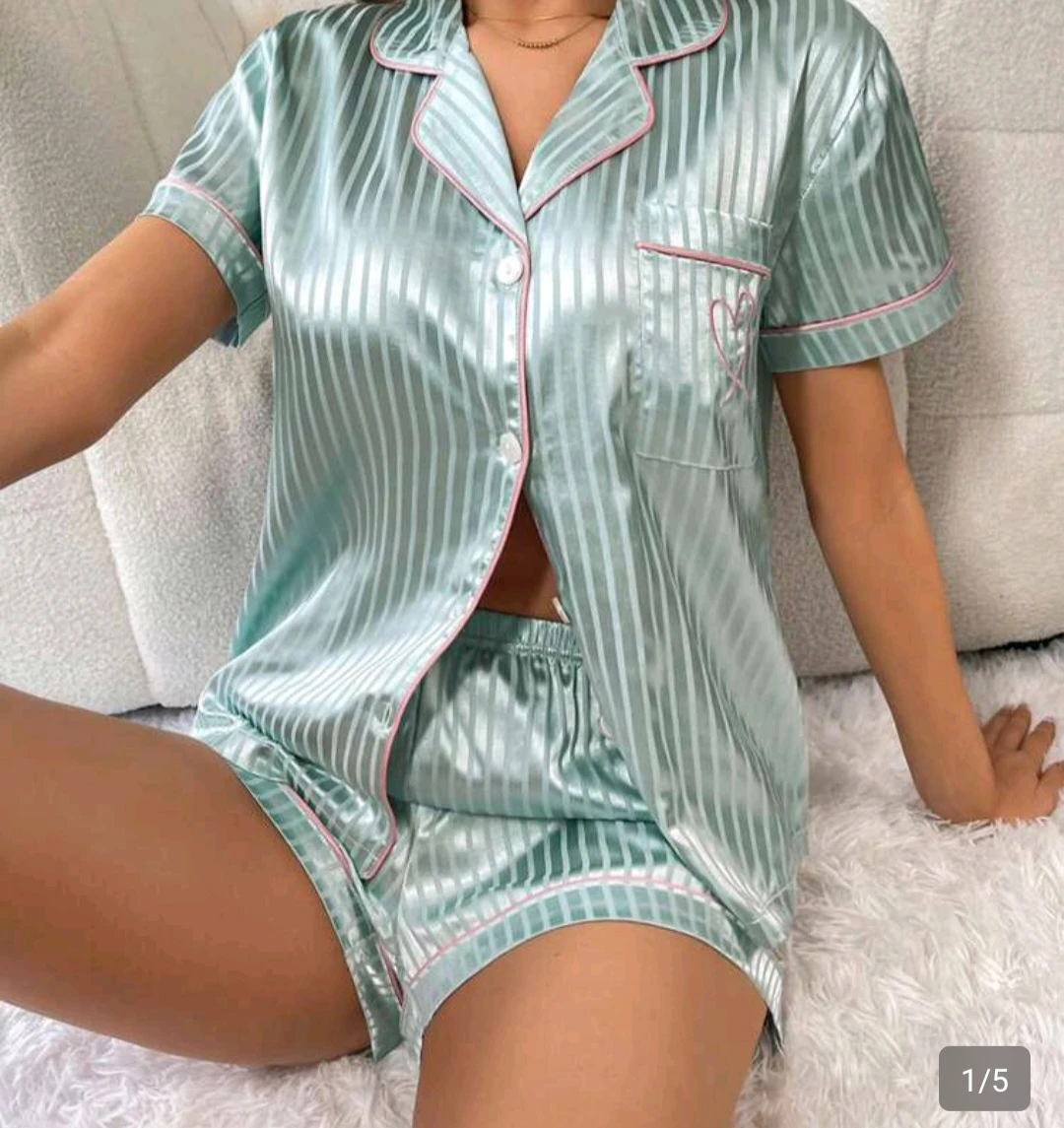 Luxury Satin Pajama Sets – Includes BOTH sets - photo 2