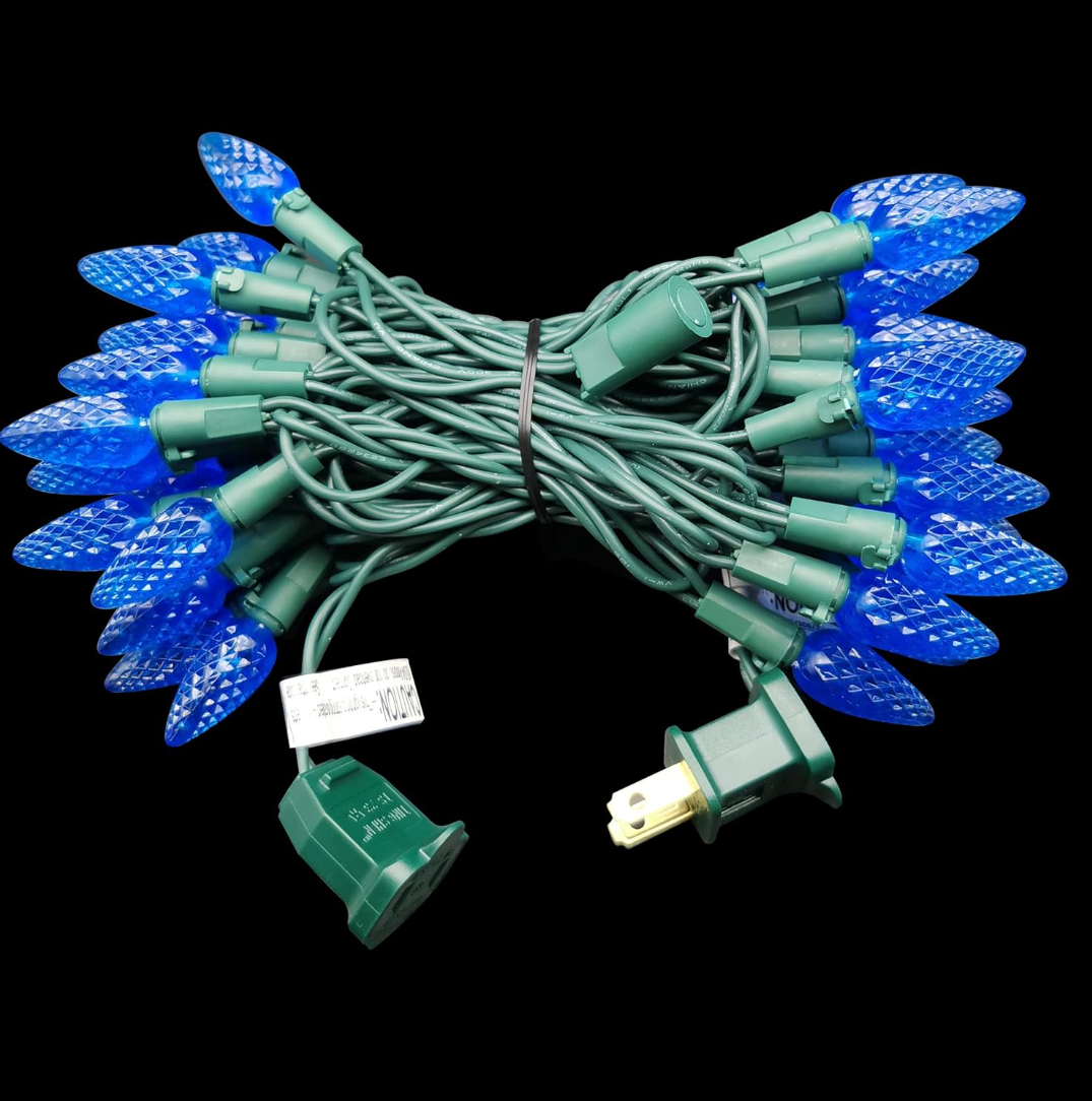 Blue  Christmas Lights 15ft long - photo 2