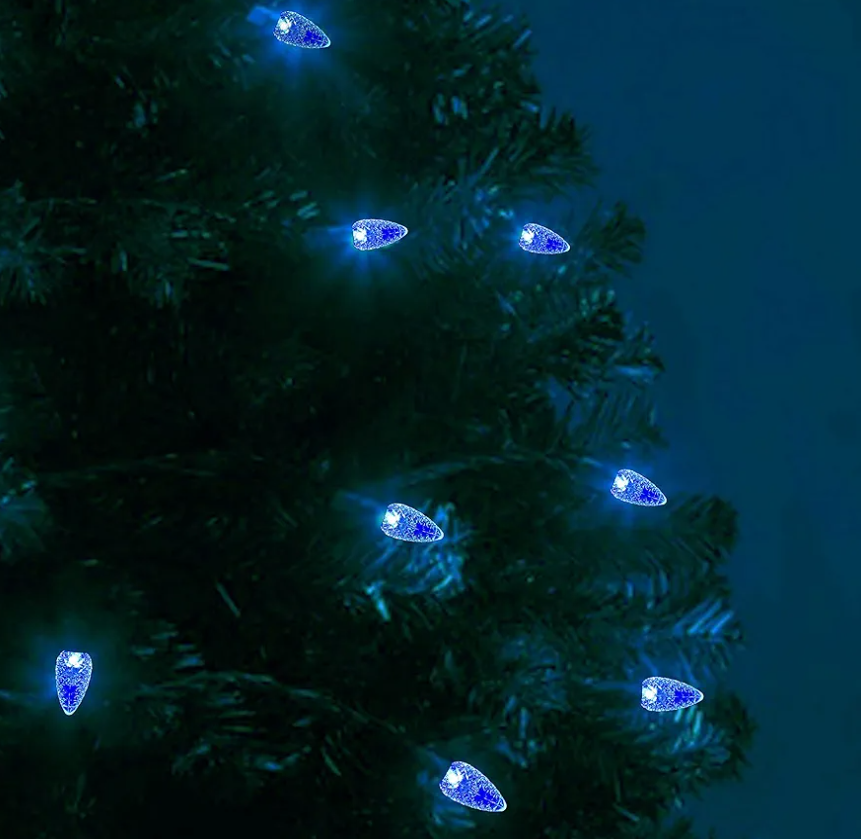 Blue  Christmas Lights 15ft long - photo 3