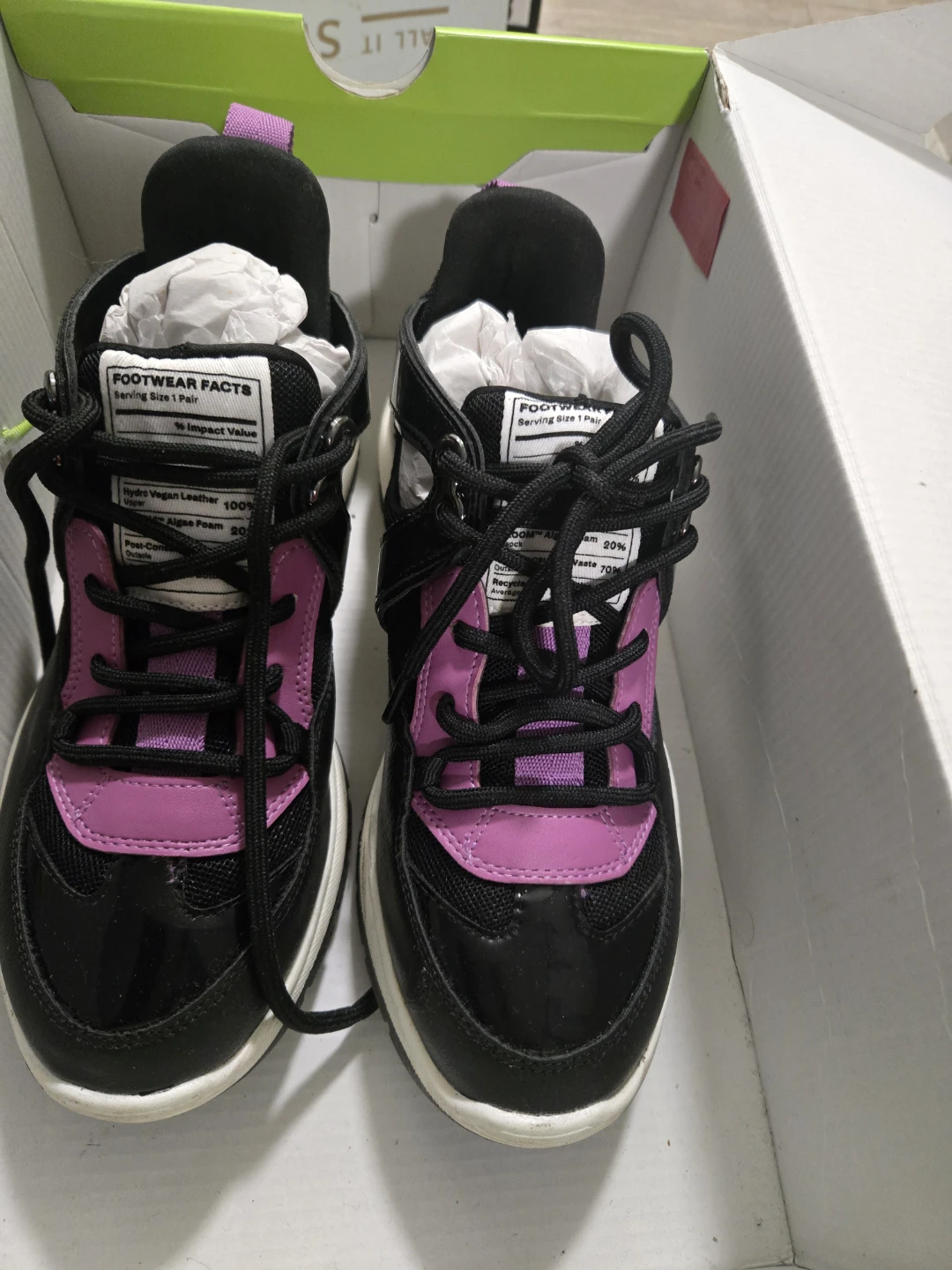 Spring Black & Purple Sneakers Size 7