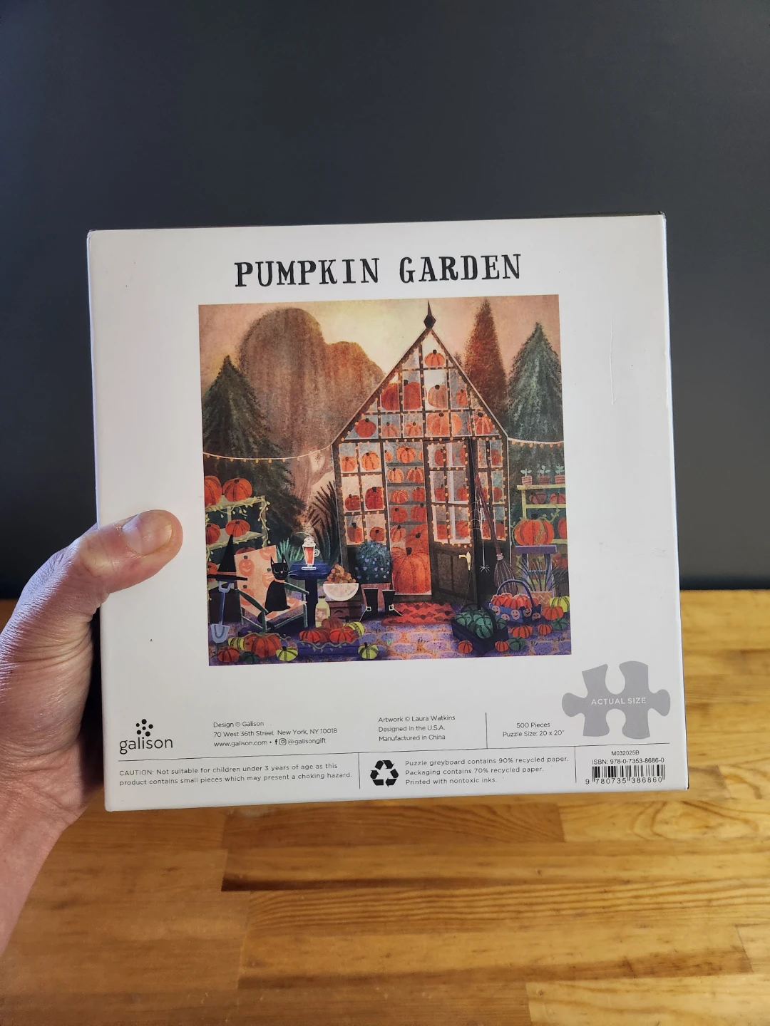 Galison Pumpkin Garden - 500 Piece Puzzle - photo 2