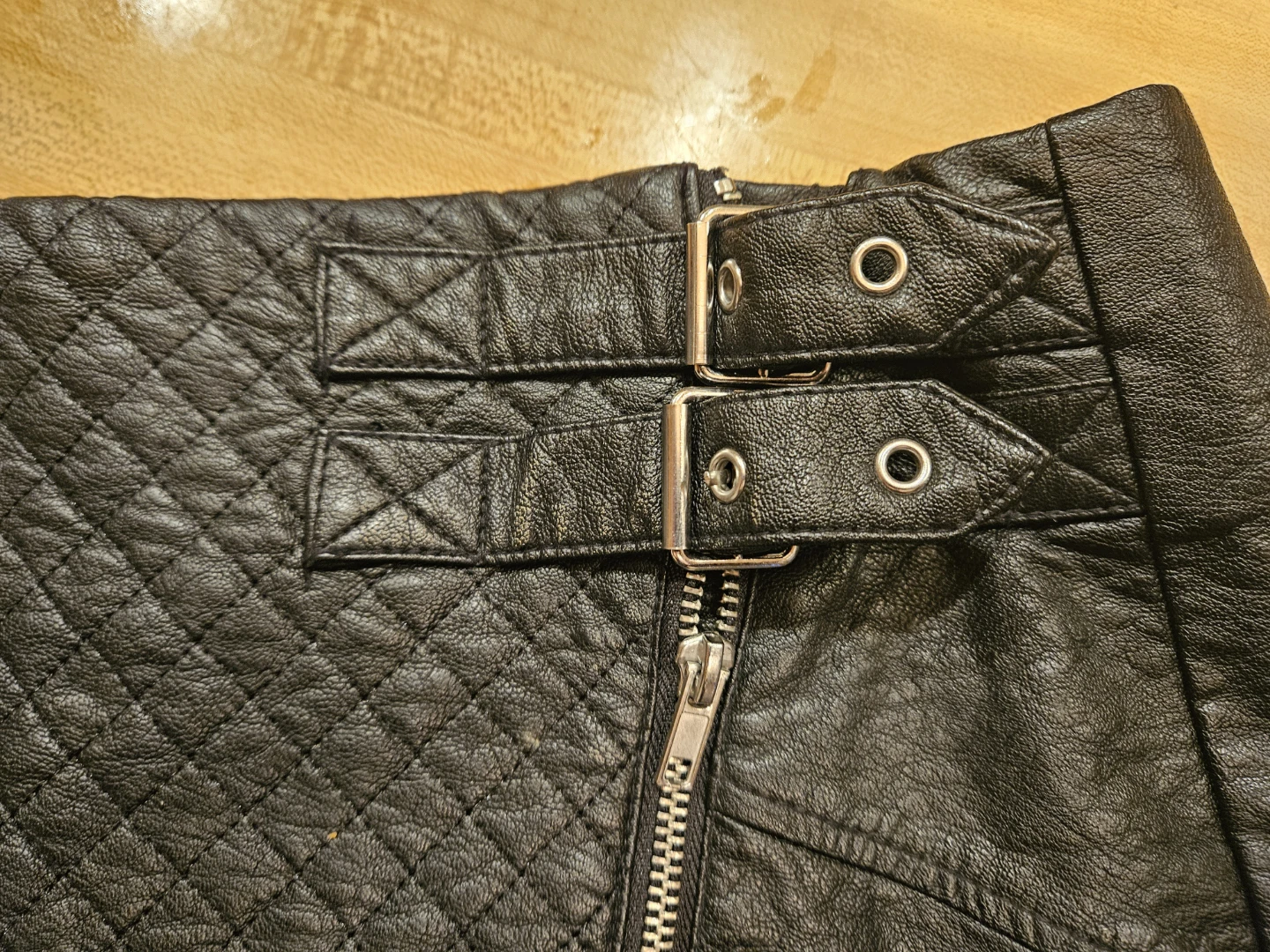 Black Faux Mini Skirt - photo 3