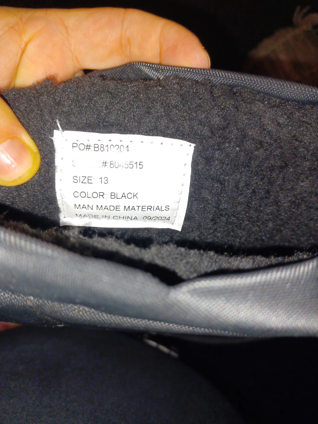 Black Winter Boots - Size 13 - photo 4