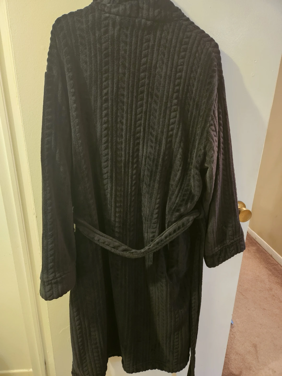 Black Bath Robe - Size L/XL- MOVING SALE! - photo 3