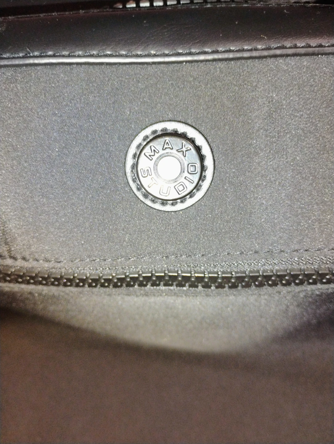 Max Studio Black Duffle Bag