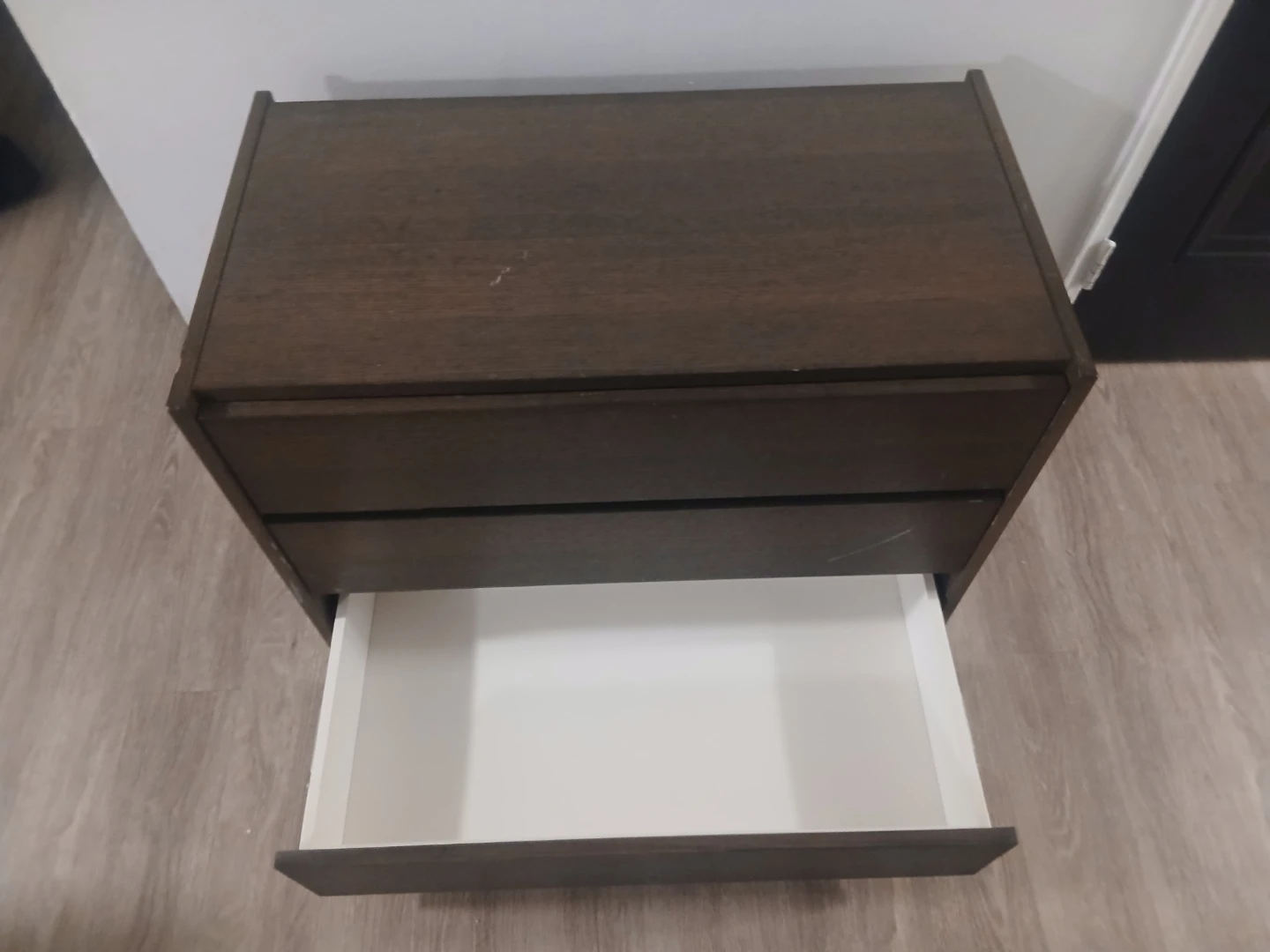 Brown 3-Drawer Dresser - photo 2