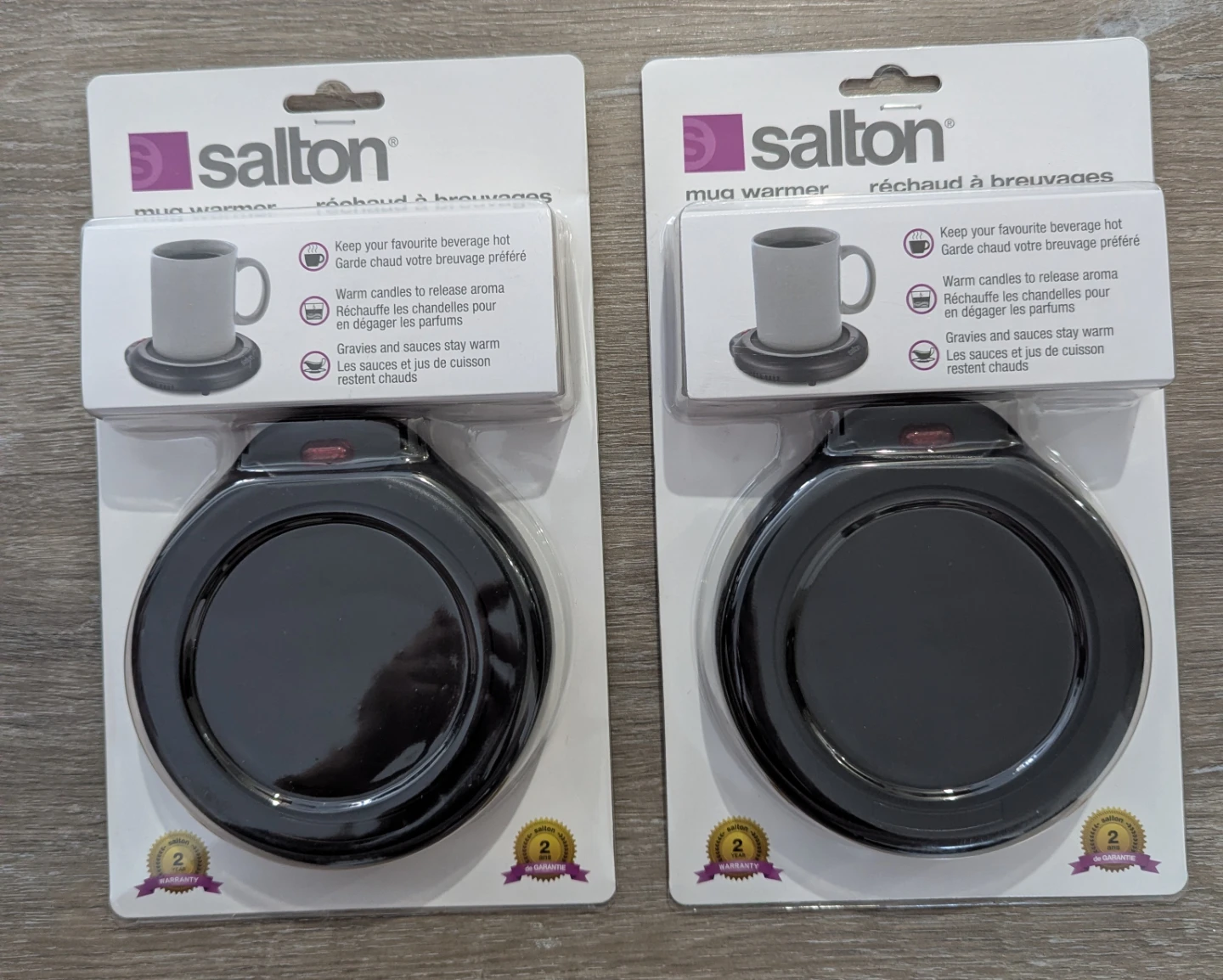 $5 for 2 Salton Mug Warmer - New in Box!